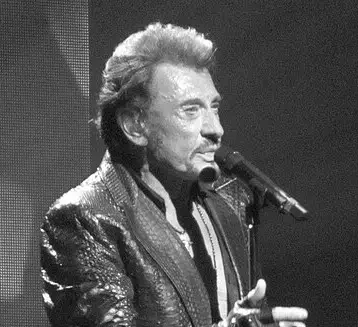 Portrait de Johnny Halliday au Beacon Theater